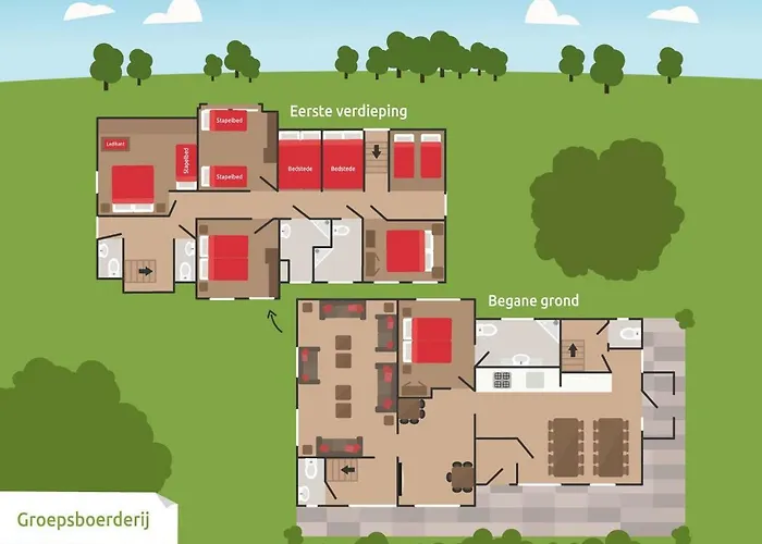 Groepsboerderij 20 Pers. *